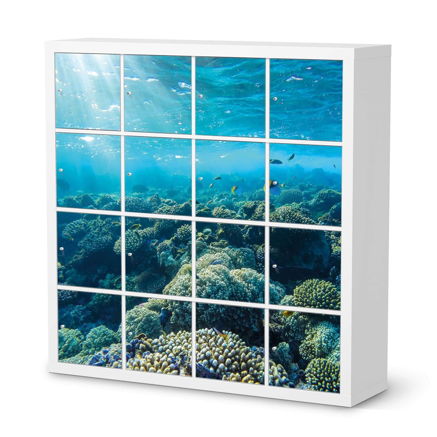 M?belfolie IKEA Kallax Regal 16 T?ren - Design: Underwater World von creatisto