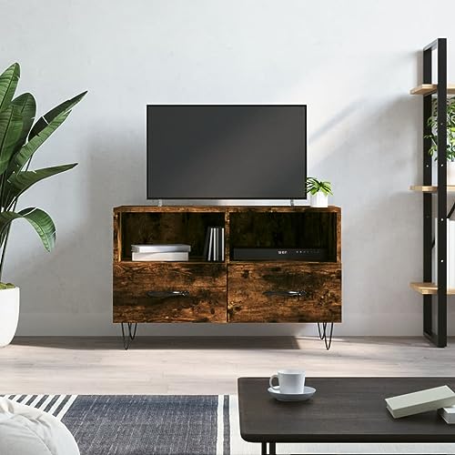 Furniture Home Tools TV-Schrank, Raucheiche, 80 x 36 x 50 cm, Holzwerkstoff von csderty