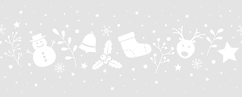 d-c-fix Fensterbilder Winter Joy - statisch selbsthaftend & wiederverwendbar - Weihnachten Fensterdeko innen Weihnachtsdeko Fenster-Sticker Fensterfolie Winter-Deko Schnee Schneemann 20 x 150 cm von d-c-fix