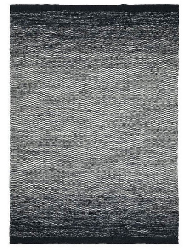 Teppich Teppich Lule schwarz medium, daslagerhaus living, Höhe: 2 mm von daslagerhaus living
