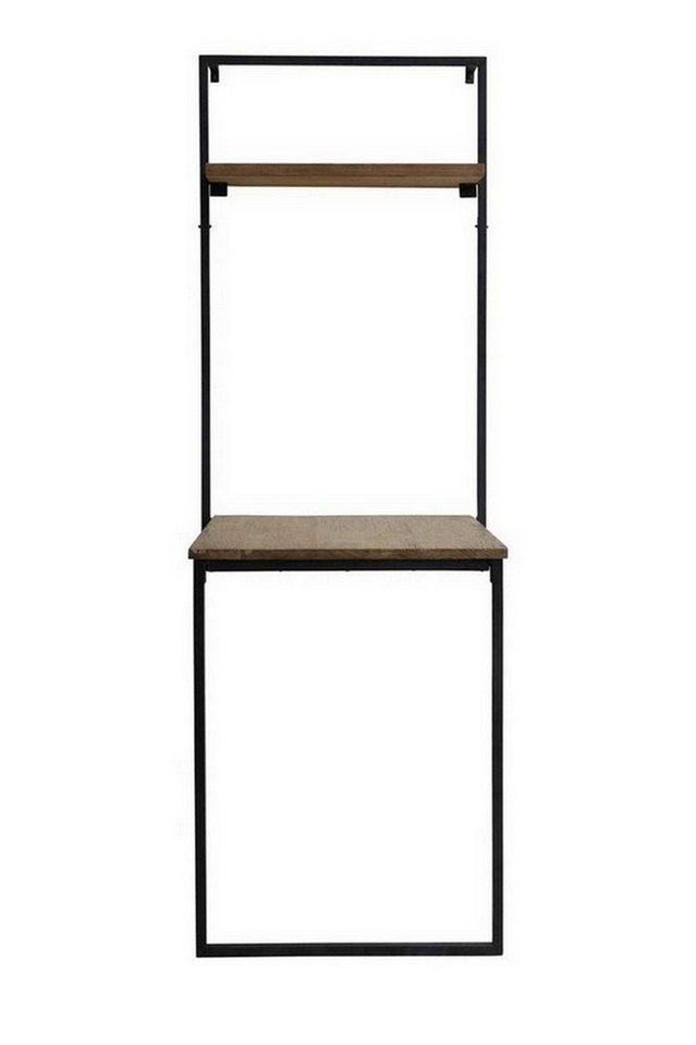 daslagerhaus living Beistellschrank Klapptisch recycletes Teak Metall b 116 cm von daslagerhaus living