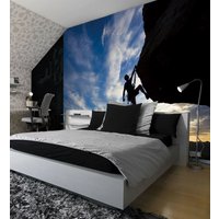 Bergklettersteine Himmel Fototapete Wand Wandbild Home Schlafzimmer Dekoration Wandbedeckung, Wanddekoration von decalsst