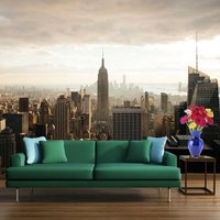 New York City Skyline Empire State Building Foto Tapete Wandbild Schlafzimmer Deco Wandverkleidung Wanddekoration von decalsst