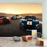 Shelby Gt500 Mustang Speed Sportwagen Wallpaper Wandbild Foto Poster Kinder Schlafzimmer Wandverkleidung, Wanddekoration von decalsst