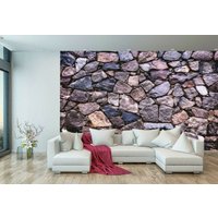 stein Felsen Ziegel Wand Tapete Wandbild Foto Hintergrund Home Poster Dekoration Wandbezug, Wanddekoration von decalsst