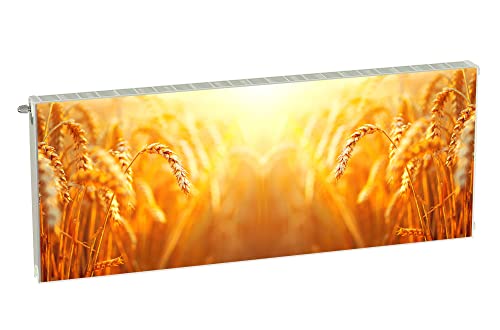 Magnet Heizkörperverkleidung Heizkörperabdeckung Gelb Natur 160x60 cm Heizung Abdeckung Verkleidung Magnetische Abdeckmatte Kühlschrank aus Einem Flexiblen Magneten Digitaler Aufdruck von decorwelt