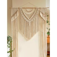 Boho Hochzeit Kulisse, Makramee Für Hochzeit, Dekor, Vorhang, Wand Dekor, Großer Kulisse von designandplayStore