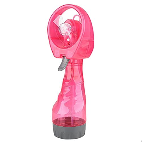 dijiusidy Elektrischer Leichter, verschleißfester Outdoor Camping Fanner, der Mini Wassersprühventilator auf Reisen hält. Praktischer Lüfter, Rosa von dijiusidy