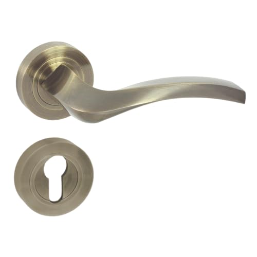 domino Türgriff Innentür Drückergarnitur PZ - Profilzylinder Set für Zimmertür Türklinke, Türdrückergarnitur Türbeschlag, Set Aluminium Bronze ENIGMA-R M3 domino Türgriff Innentür Drückergarnitur PZ - Profilzylinder Set für Zimmertür Türklinke, Türdrückergarnitur Türbeschlag, Set Aluminium Bronze ENIGMA-R M3 von domino