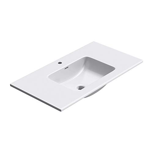 doporro Waschbecken Einbauwaschbecken mineralguss 90x48x14 cm weiß Einbauwaschtisch mit Überlauf Waschtisch Handwaschbecken Col02 doporro Waschbecken Einbauwaschbecken mineralguss 90x48x14 cm weiß Einbauwaschtisch mit Überlauf Waschtisch Handwaschbecken Col02 von doporro