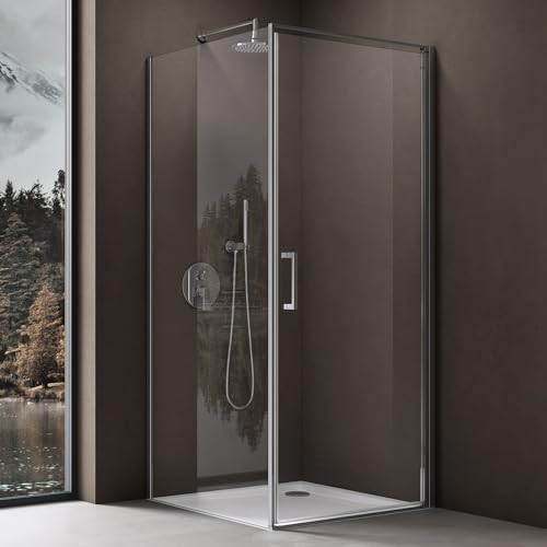 doporro Eck-Duschkabine 100x100x195cm Eckdusche mit Hebe- und Senkmechanismus ESG-Sicherheitsglas Klarglas inkl. beidseitiger Easy-Clean-Beschichtung Ravenna36-Plus doporro Eck-Duschkabine 100x100x195cm Eckdusche mit Hebe- und Senkmechanismus ESG-Sicherheitsglas Klarglas inkl. beidseitiger Easy-Clean-Beschichtung Ravenna36-Plus von doporro