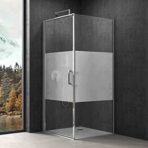 doporro Eckeinstieg Duschkabine 90x100x195cm Eckdusche inkl. Duschtasse ESG-Sicherheitsglas Milchglas inkl. beidseitiger Easy-Clean-Beschichtung Ravenna36-Plus doporro Eckeinstieg Duschkabine 90x100x195cm Eckdusche inkl. Duschtasse ESG-Sicherheitsglas Milchglas inkl. beidseitiger Easy-Clean-Beschichtung Ravenna36-Plus von doporro
