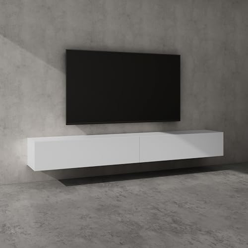 doporro TV Lowboard Fernsehschrank Wohnzimmer | TV-Schrank hängend Fernsehtisch Fernsehschrank Hängeschrank 240cm doporro TV Lowboard Fernsehschrank Wohnzimmer | TV-Schrank hängend Fernsehtisch Fernsehschrank Hängeschrank 240cm von doporro