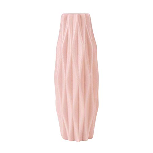 dragonaur Vase, exquisiter einzigartiger Kunststoff bruchsicherer Blumentopf Vase Arbeitszimmer Flur Zuhause Hochzeit Dekoration Pink 3219 von dragonaur-home decor