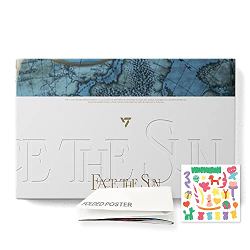 Seventeen 4th Album 'Face the Sun' - Folded poster + Top decorative sticker (ep.4 Path) von dreamus