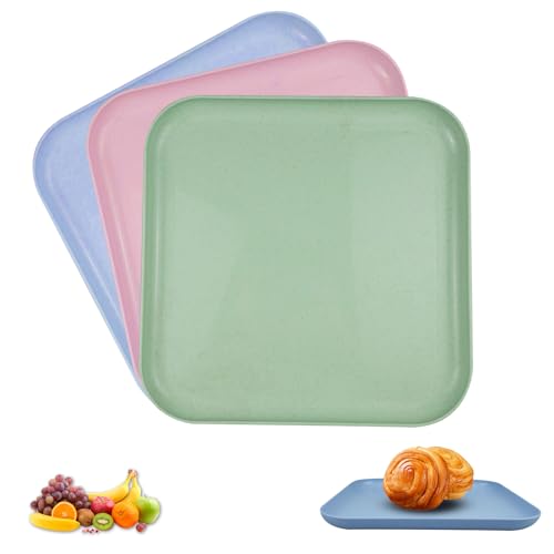 duisoad 3 Stück Kunststofftablett Serviertablett rutschfest Rechteckig 29 x 2.5 cm Tablett Aus Kunststoff für Küche, Restaurant, Party, Hotel (Rosa, Blau, Grün) duisoad 3 Stück Kunststofftablett Serviertablett rutschfest Rechteckig 29 x 2.5 cm Tablett Aus Kunststoff für Küche, Restaurant, Party, Hotel (Rosa, Blau, Grün) von duisoad