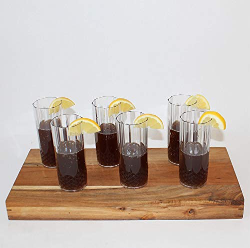 e2e 6er Set Kunststoff Longdrink-Gläser Kristalleffekt 400 ml Ø16x15cm für Longdrinks, Cocktails, Highball Mixer e2e 6er Set Kunststoff Longdrink-Gläser Kristalleffekt 400 ml Ø16x15cm für Longdrinks, Cocktails, Highball Mixer von e2e