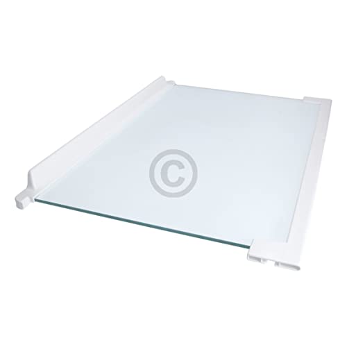Glasplatte Kühlteil mittig kompatibel mit ELECTROLUX 225163920/5 460x300mm mit Leisten für KühlGefrierKombination von eVendix