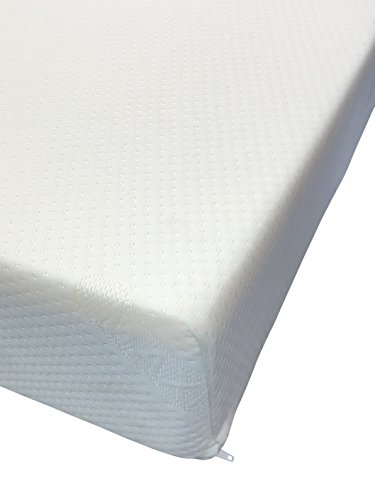 eXtreme comfort ltd Extreme Comfort Matratze, 20,3 cm tief, Bezug mit Reißverschluss, 5,1 cm Memory-Schaum, Keine Federn (1,2 m x 1,8 m), weiß, 4ft by 6ft3 Small Double von eXtreme comfort ltd