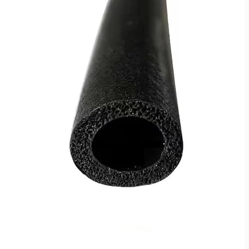 easyhaha 4 m EPDM-Schaumschlauch, Neopren, maßgeschneiderter Kunststoff-NBR-Schaum, schwarz, weich, rund, Wärmedämmschlauch (Color : ID20mm OD30mm, Size : 4M) von easyhaha