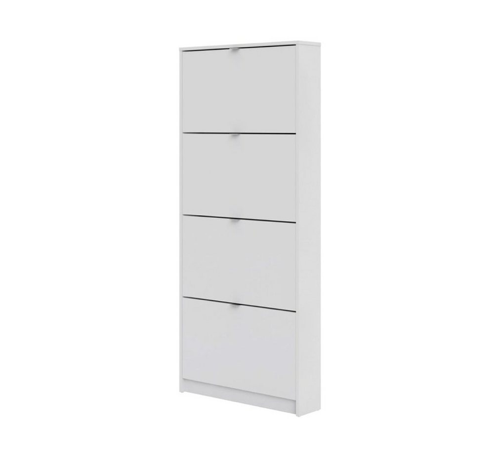 ebuy24 Schuhschrank Shane Schuhschrank 4 Klapptüren 1R weiss. von ebuy24