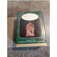 Hallmark 1997 Ready For Santa Mini Ornament Weihnachtsdekor von elegantcloset21