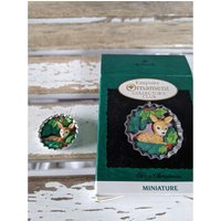 Hallmark Gemütliche Weihnachten Hirsch 1994 Soda Krone Mini Xmas Urlaub Baumschmuck Neu von elegantcloset21