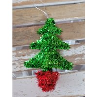 Tinsel Baum Vintage Ornament Weihnachten Urlaub von elegantcloset21