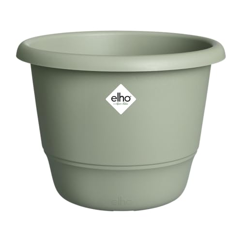 elho Amiga Rund 30 - Blumentopf für Innen und Außen - 100% Recyceltem Plastik - Ø 29.5 x H 20.2 cm - Grün/Thymian Grün elho Amiga Rund 30 - Blumentopf für Innen und Außen - 100% Recyceltem Plastik - Ø 29.5 x H 20.2 cm - Grün/Thymian Grün von elho