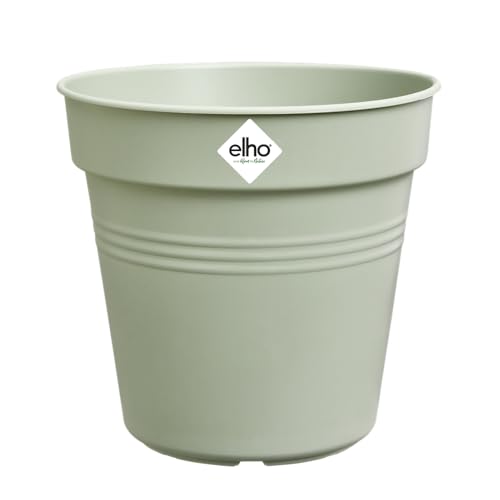 elho Green Basics Anzuchttopf 21 - Growpot für Züchten und Ernten - Ø 21.0 x H 19.3 cm - Grün/Steingrün von elho