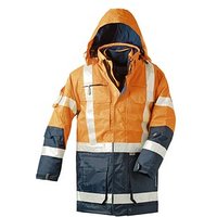 elysee® Herren Warnjacke WALLACE orange, marine Größe 4XL von elysee®