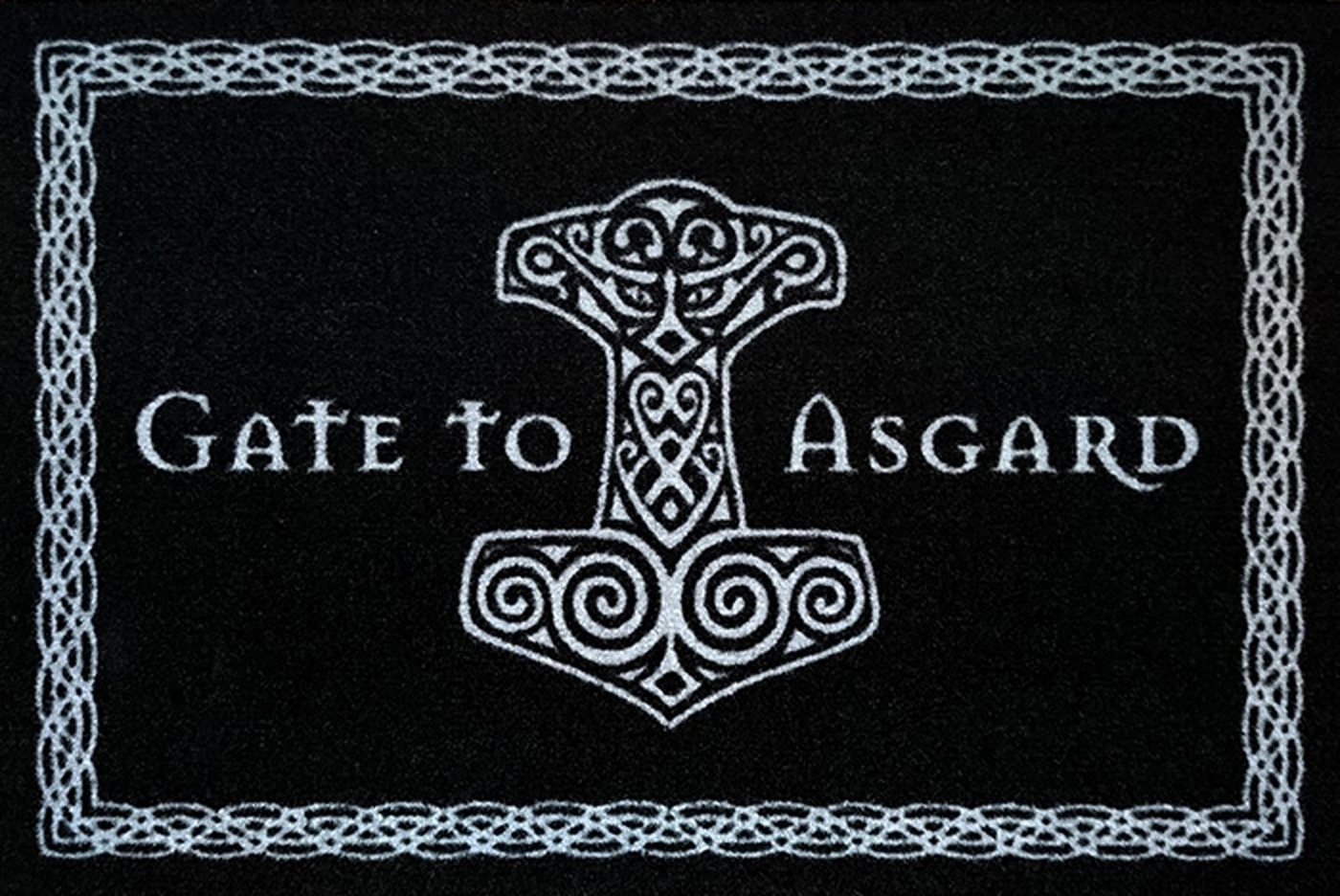 Fußmatte Fussmatte Wikinger - Gate to Asgard - Polypropylen-Teppich 60 x 40 cm, empireposter von empireposter