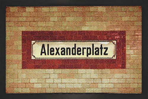 empireposter Berlin Alexanderplatz - Fußmatte, Größe: 60 x 40 cm, Material Polypropylen von empireposter