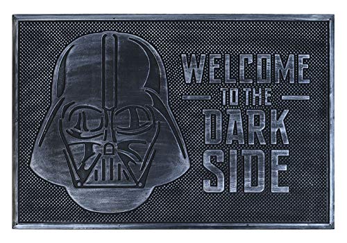 empireposter Star Wars - Welcome to The Dark Side - Fußmatte Fußabtreter, Größe: 60 x 40 cm, Gummitürmatte von empireposter