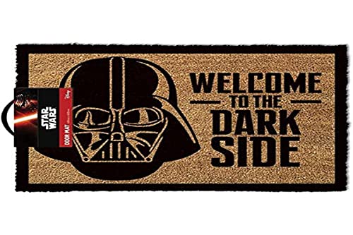 empireposter Star Wars Welcome to The Darkside - Fußmatte, Größe: 60 x 40 cm, Material Kokosfaser von empireposter
