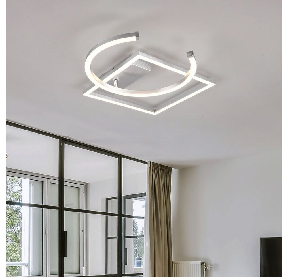 etc-shop LED Deckenleuchte, Deckenleuchte modern Deckenlampe Elemente beweglich von etc-shop