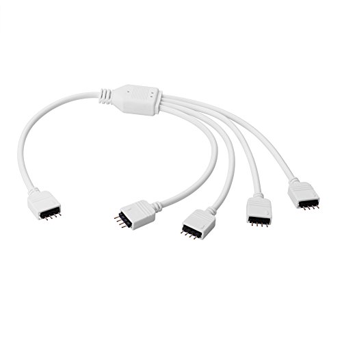 Euroharry Verlängerung Anschluss Kabel für LED RGB-Strip 4 pin, Verbinder, geeignet für LED RGB Leiste Streifen… von euroharry