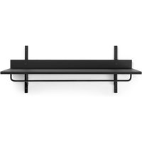 Regal Sector Rack black ash/black brass von ferm LIVING