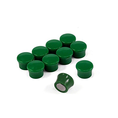Kleine Hochleistungs -Green -Memo -Brettmagnete Für Kühlschrank, Whiteboard, Notizbordpack Von 50 von first4magnets