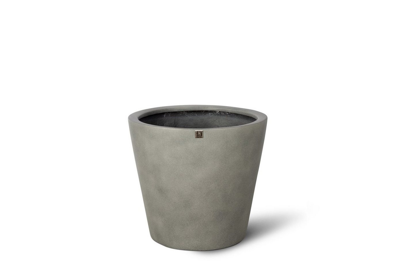 fleur ami Pflanzkübel Conical Pflanzgefäß, Ø 40 cm, Höhe 35 cm, concrete steingrau RAL 7030 von fleur ami