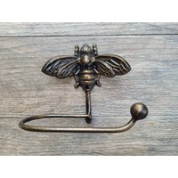 Bienen-Toilettenpapierhalter, Tp-Halter, Toilettenpapierhalter, Natur, Wandhaken, Bienenkönigin-Dekor, Badezimmer-Badewannenbefestigung, Hardware von fleurdelisjunkie