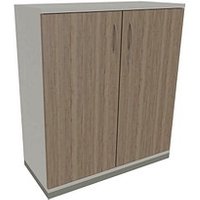 fm Aktenschrank Sidney, 4260429763733 weiß, eiche natur 2 Fachböden 100,0 x 44,2 x 113,3 cm von fm