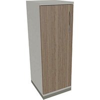 fm Aktenschrank Sidney, 4260429763825 weiß, eiche natur 2 Fachböden 40,0 x 44,2 x 113,3 cm von fm