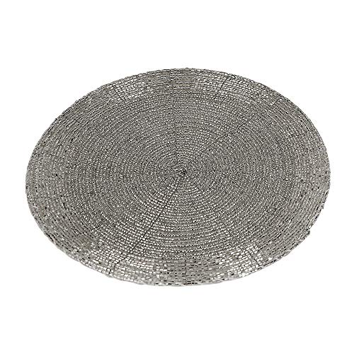 formano Platzset rund, 2-teiliges Set, 35 cm, Silber von formano