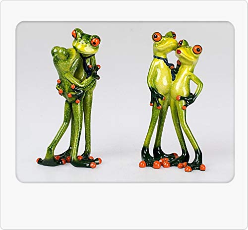Froschpaar Figur Paar Kisses hellgrün Modell sortiert von formano