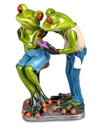 formano Froschpaar Tattoo Machen 15 cm Figur lustige Frösche Dekoration Tätowierer von formano