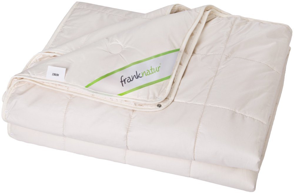 4-Jahreszeitenbett, 4-Jahreszeiten-Decke Lyocell Bio, franknatur, Füllung: 100% Lyocell/Tencel®, Bezug: 100% Baumwolle kbA, temperaturausgleichende Bettdecke von franknatur