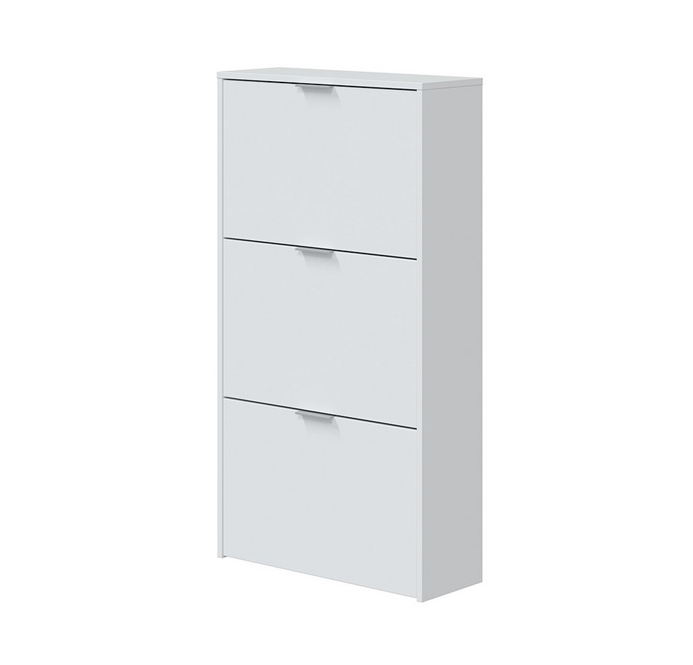 freiraum Schuhkipper Shoe cabinet, in Weiß Hochglanz - 60x113x22 (BxHxT) von freiraum