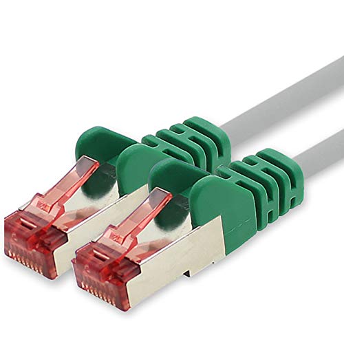 Netzwerkkabel Cat.6 1m Crossover - 1 x Ethernetkabel Lankabel Cat6 Lan Netzwerk Kabel Sftp Pimf Patchkabel 1000 Mbit s von freiwerk