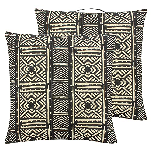 furn. Kericho Twin Pack Polyester gefüllte Kissen, Baumwolle, Einfarbig, 55 x 55cm, 2 von furn.